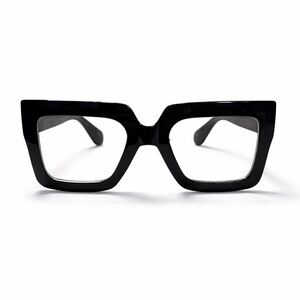 Oversized Black Square Fashion Glasses